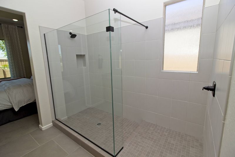 Compact Shower with Sliding Doors